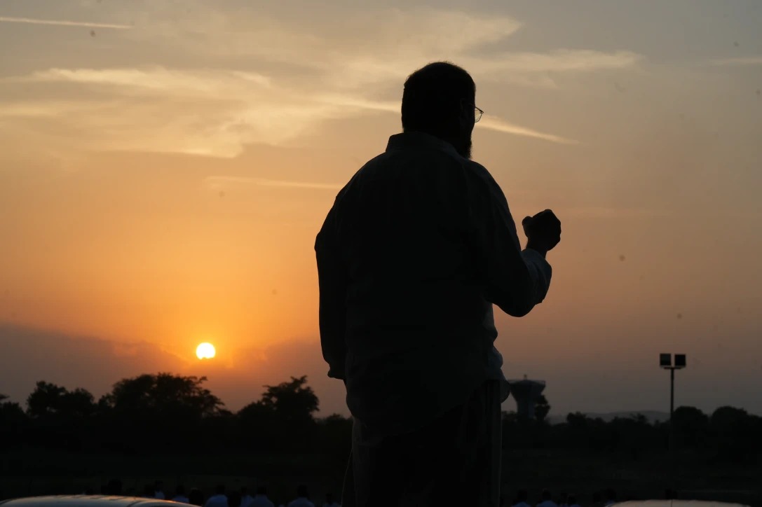 Ram Jaladurgam sunset contemplation - leadership stillness